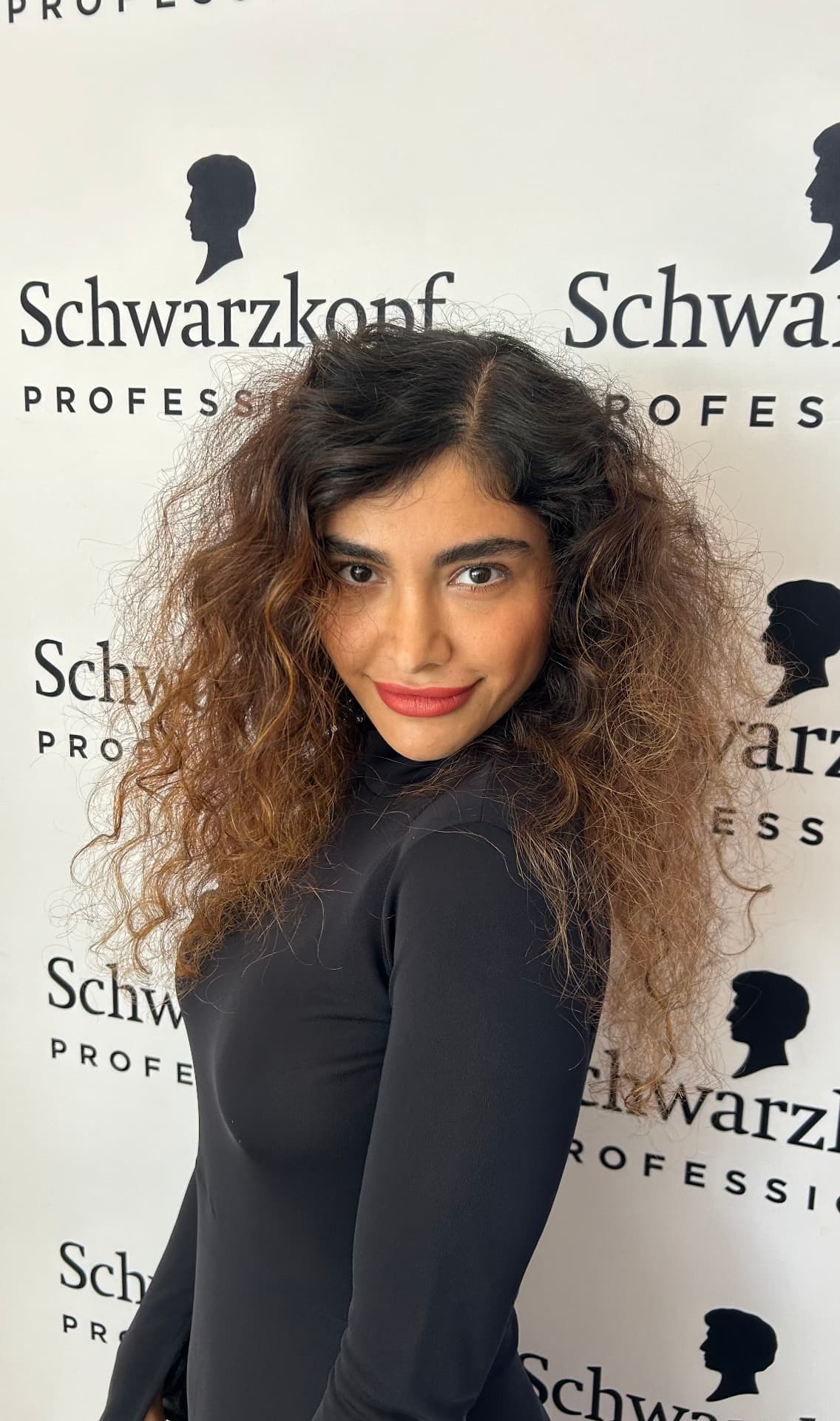 Femy Malekian auf einem Schwarzkopf Event